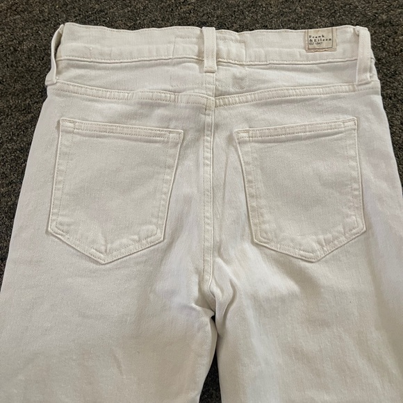 FRANK & EILEEN Jeans W 25 Cork Everyday Natural Button Fly Raw Hem - Picture 10 of 12